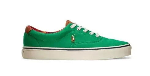 POLO RALPH LAUREN Mens Padded Treaded Lace-Up Sneakers KEATON GREEN 11.5 M